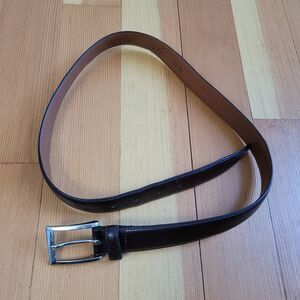 Brooks Brothers genuine leather belt made in Italy classic neutral minimalist